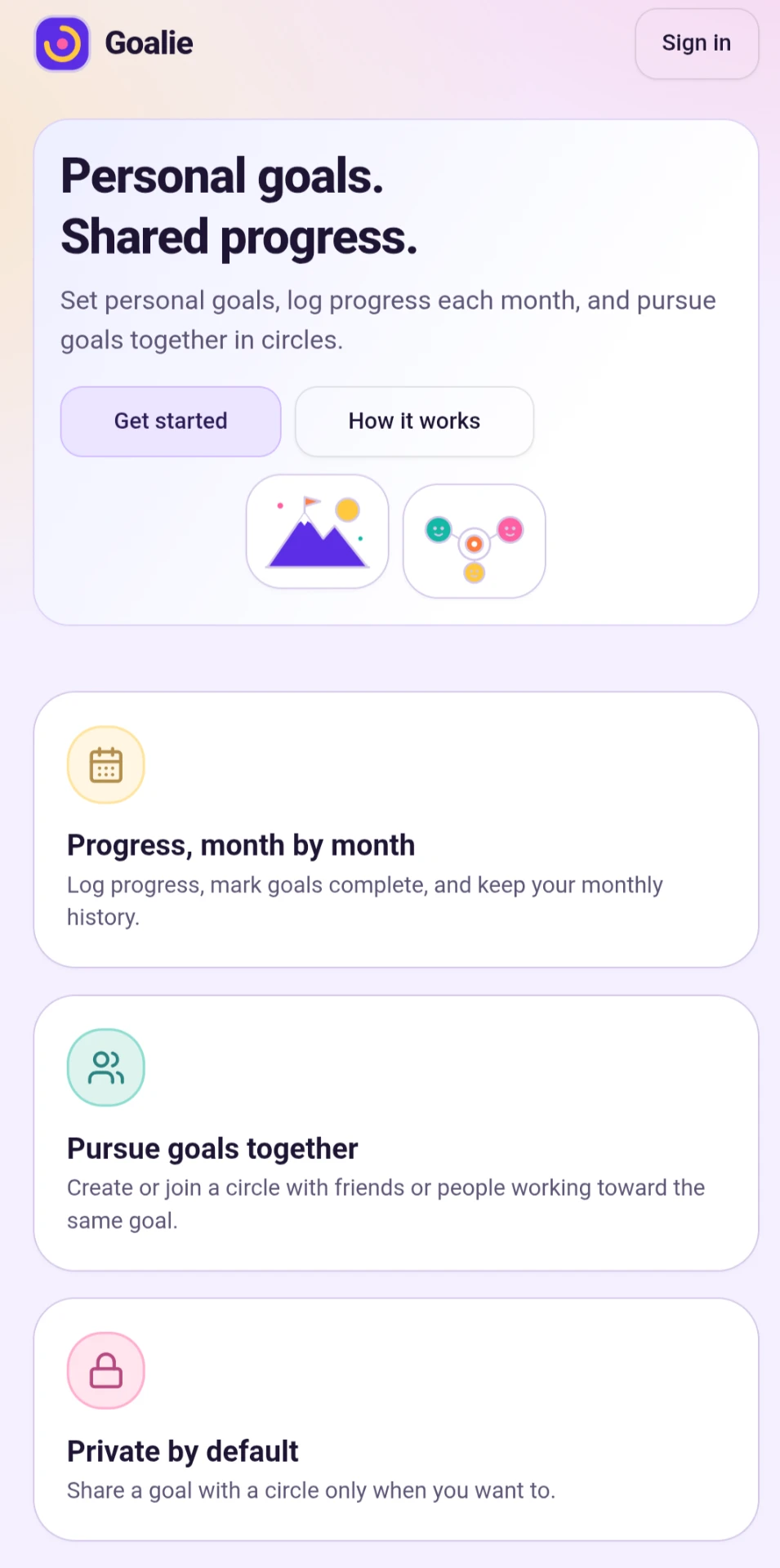 Goalie — App preview